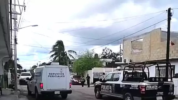 La mujer encontró el cuerpo cuando fue a visitar a la víctima a su casa Foto: Rafael García La mujer encontró el cuerpo cuando fue a visitar a la víctima a su casa Foto: Rafael García