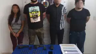 Los detenidos fueron llevados a Seguridad Pública de Cancún en espera de definir su situación legal