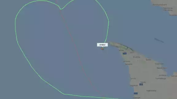 No es la primera vez que el piloto dibuja en los radares sus ingeniosos vuelos.