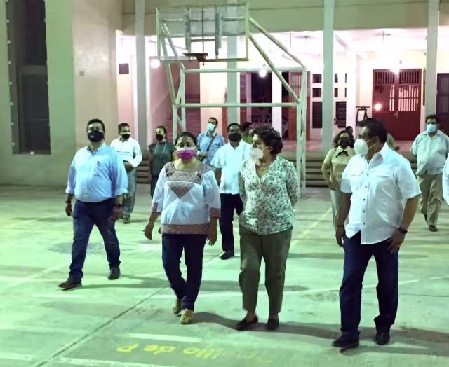 Delfina Gómez regresa a Campeche para la planeación del regreso a clase