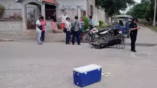 Las tortillas quedaron regadas en la carretera