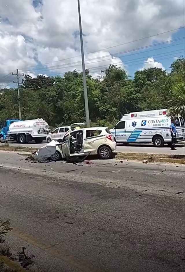Se presume que hay dos personas heridas en este percance