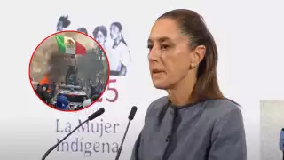 "Las redadas no son la mejor forma": Sheinbaum llama a connacionales a evitar protestas violentas en EE.UU.
