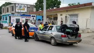 Los pasajeros del automóvil quedaron consternados por lo ocurrido