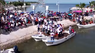 El “peregrino” de San Román surca nuevamente el mar de Campeche