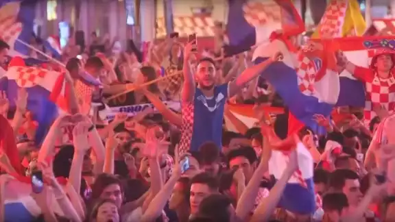 Celebraciones croatas tras el triunfo contra Brasil causaron un movimiento sísmico Celebraciones croatas tras el triunfo contra Brasil causaron un movimiento sísmico