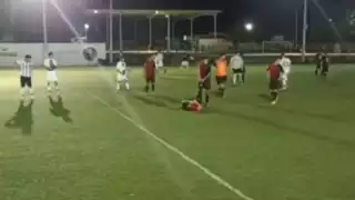 Al momento de las detonaciones todos los jugadores corrieron