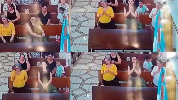 Madre obliga a su hija a robar durante misa en Honduras