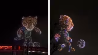 Mundial 2026: así sería el show de drones en la inauguración de México vs. Sudáfrica