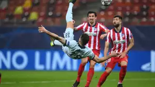 Giroud anotó el único tanto del partido entre Atlético y Chelsea