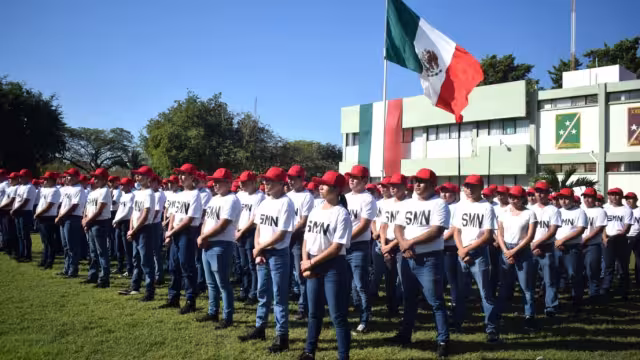 Son 400 jóvenes que iniciaron su Servicio Militar en Mérida