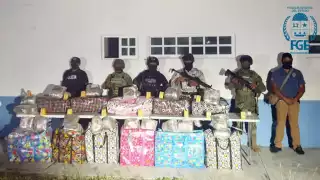 Las autoridades quintanarroenses no han dado más información sobre la cantidad exacta ni el posible costo del cargamento de droga
