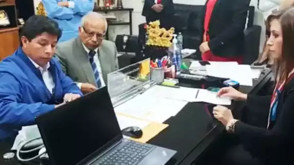 El Ministerio Público detalló que la detención de Castillo fue por la presunta comisión del delito de rebelión. El Ministerio Público detalló que la detención de Castillo fue por la presunta comisión del delito de rebelión.