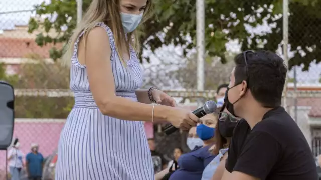 Cecilia Patrón sostuvo dos reuniones presenciales y una virtual con jóvenes