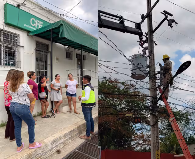 CFE sustituye transformados ante presión de habitantes de Holpechén
