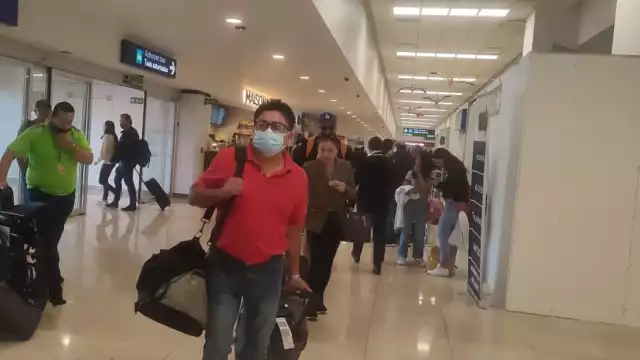 Los primeros vuelos en salir este miércoles fueron con destino a Monterrey y Ciudad de México