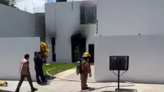 El siniestro se produjo cuando no se encontraba nadie en el interior de la vivienda