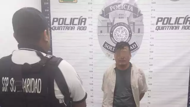 El detenido fue identificado como Edgar "N"