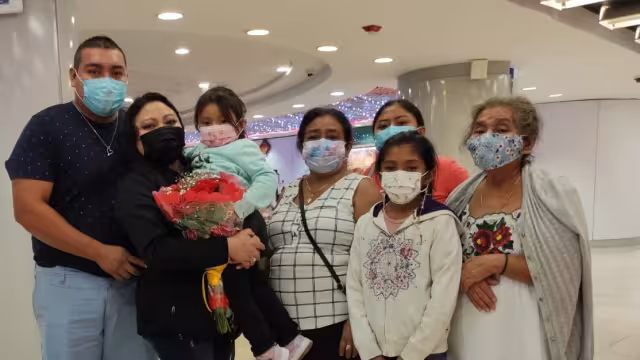 Rosa Che Noh es originaria de Peto, Yucatán, y estuvo viviendo en Santa Rosa, California, en casa de una de sus hijas