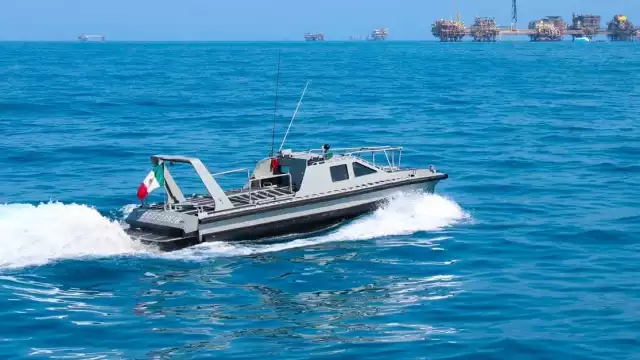 En total, la Marina ha hecho 180 inspecciones en la Sonda de Campeche, así como haber decomisado 32 artes de pesca
