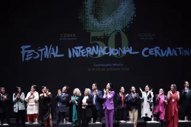 Presentación de la segunda parte de la programación del Festival Internacional Cervantino. Foto: FIC