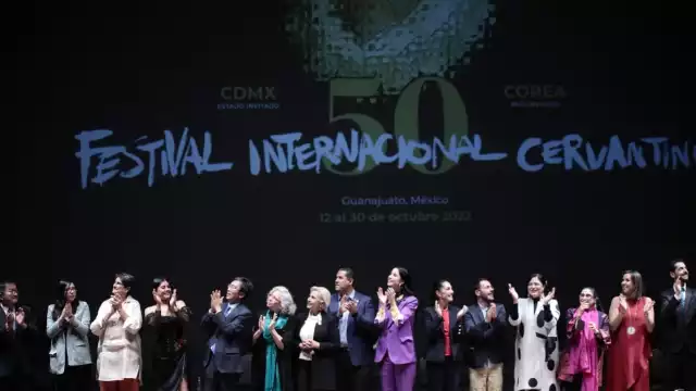 Presentación de la segunda parte de la programación del Festival Internacional Cervantino. Foto: FIC