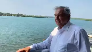 El mandatario expresó en sus redes: “En Paraíso, Tabasco, estamos demostrando que la actividad petrolera puede desarrollarse en armonía con la naturaleza”