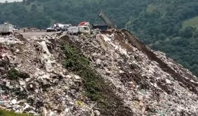 El sitio era usado como basurero clandestino al aire libre