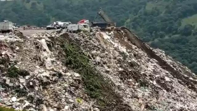 El sitio era usado como basurero clandestino al aire libre