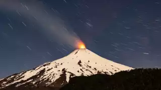 La última erupción del volcán fue en 2015