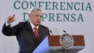 Presidente AMLO en conferencia de prensa