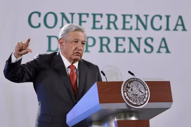 Presidente AMLO en conferencia de prensa