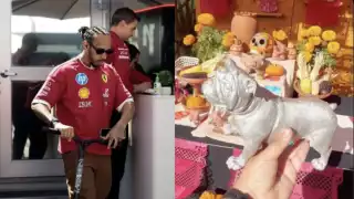 La ofrenda del GP de México con un querido personaje