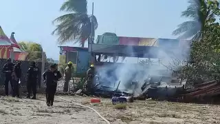 Trascendió que una colilla de cigarro o chispa dio origen al incendio en Progreso