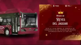 El sistema de transporte Ko’ox acompañará a los campechanos durante el Paseo de Reyes