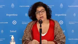 La ministra de Salud, Carla Vizzotti, aseguró que ómicron ha tomado por sorpresa a la Argentina. Foto: Ministerio de Salud