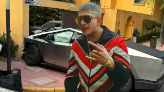 Así quedó la camioneta de lujo