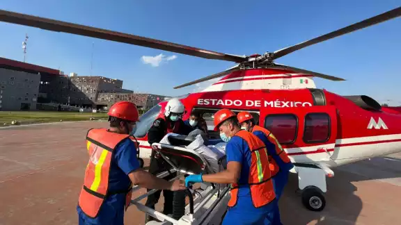 Dos de las personas heridas resultaron con lesiones de gravedad y fueron trasladadas vía aérea a diferentes hospitales