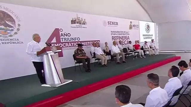 La refinería de Dos Bocas, en Paraíso, Tabasco, fue inaugurada este 1 de julio de 2022 por el presidente Andrés Manuel López Obrador