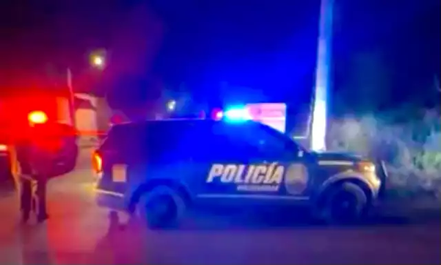 Elementos policiacos resguardaron la zona del crimen.