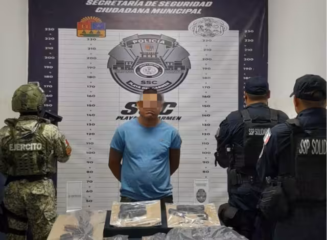 El detenido fue identificado como Margarito “N”, de 31 años y originario de Chiapas