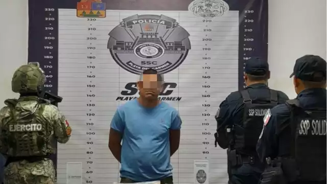 El detenido fue identificado como Margarito “N”, de 31 años y originario de Chiapas