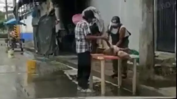 La grabación dura tan sólo unos segundos