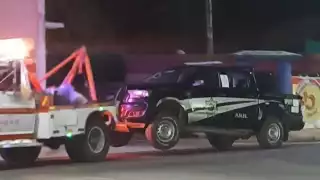 La patrulla fue llevada a la Fiscalía General del Estado con sede en Tekax para el estudio corrrespondiente