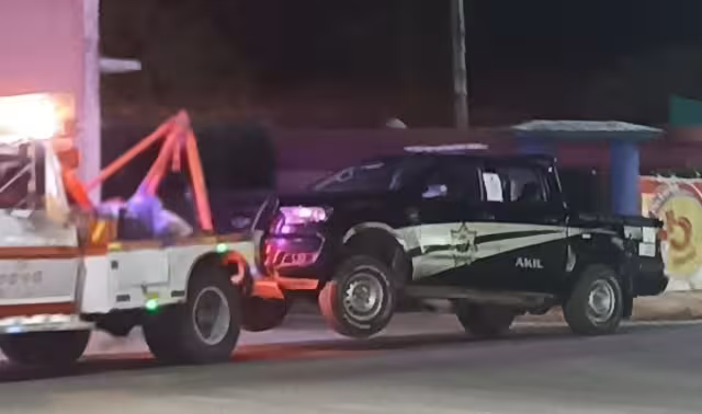 La patrulla fue llevada a la Fiscalía General del Estado con sede en Tekax para el estudio corrrespondiente