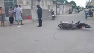 La Policía Municipal de Buctzotz tomó nota del percance vial