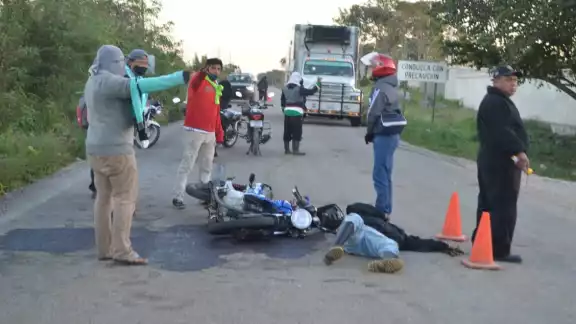 Los hechos se registraron aproximadamente a tres kilómetros de Tekal