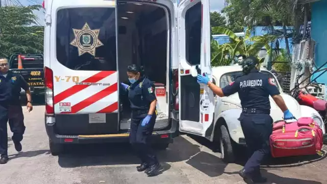 El menor fue trasladado al Hospital Juárez del IMSS en Mérida