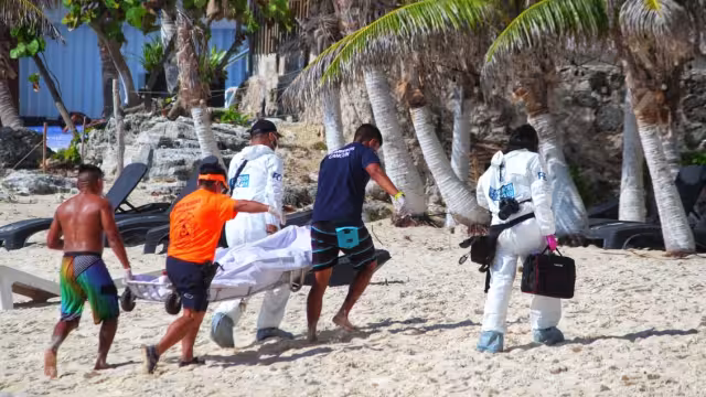 Al lugar llegó personal de la Policía Quintana Roo quienes acordonaron el lugar