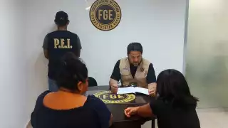 La menor fue entregada a sus familiares como parte de las diligencias de la FGE